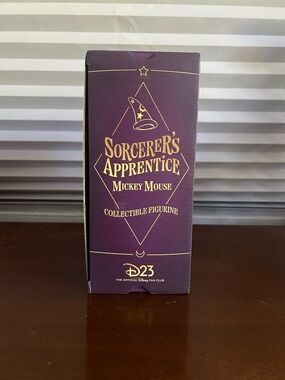 Disney Sorcerer's Apprentice Mickey Mouse Collectible Figurine - Purple and Gold